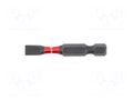 Screwdriver bit; slot; SL 6; Kind: impact; Overall len: 50mm; 2pcs. HÖGERT TECHNIK HT1S162