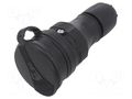 Connector: AC supply; female; socket; 2P+PE; 250VAC; 16A; for cable PLASTROL W-01150