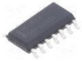 IC: digital; hex,inverter; NOT; Ch: 6; IN: 1; CMOS; SMD; SOIC14; HCU ONSEMI MM74HCU04M