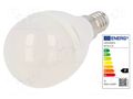 LED lamp; neutral white; E14; 230VAC; 806lm; P: 7.5W; 4000K ams OSRAM 4058075311923