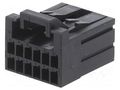 Connector: wire-board; plug; female; PIN: 12; Dynamic D-2100; 5A TE Connectivity 1-1318118-6