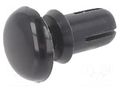 Rivet; polyamide; L.rivet: 5mm; Panel cutout diam: 3.6mm; black DREMEC DR8G4023.5X3.6B