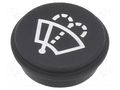 Button; round; Ø21mm; black; 09 EAO 09-0S12.0087