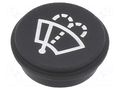 Button; round; Ø21mm; black; 09 EAO 09-0S12.0087