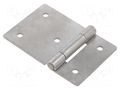 Hinge; Width: 90mm; stainless steel; H: 60mm ELESA+GANTER GN136NI90-60-B