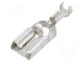 Terminal: flat; 6.3mm; 0.8mm; female; 0.5÷1.5mm2; crimped; straight TE Connectivity 341412-2