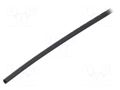 Spiral wrapping; ØBundle : 1.6÷8mm; polyamide; black; L: 30m HELLERMANNTYTON SBPAV01.5-PA6V0-BK