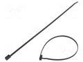 Cable tie; double; L: 305mm; W: 4.7mm; black; polyamide; 180N; T50IDH HELLERMANNTYTON T50IDH-PA66UV-BK