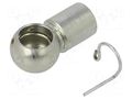 Mounting element for gas spring; zinc plated steel; 10mm PNEUMAT 92215