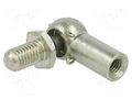 Mounting element for gas spring; zinc plated steel; 10mm PNEUMAT 92220-10E