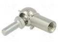 Mounting element for gas spring; zinc plated steel; 8mm PNEUMAT 92220-6-5