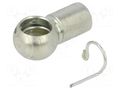 Mounting element for gas spring; zinc plated steel; 10mm PNEUMAT 92221