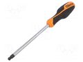 Screwdriver; hex key,spherical; HEX 8mm; BETAGRIP BETA BE1266BP/8