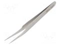 Tweezers; 115mm; Blades: curved; Blade tip shape: sharp; universal BETA BE999D