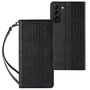 Magnet Strap Case Case for Samsung Galaxy S22 + (S22 Plus) Pouch Wallet + Mini Lanyard Pendant Black, Hurtel 9145576250624 9145576250624
