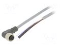 Cable: for sensors/automation; PIN: 4; angled; 2m; M12; 250VDC; 4A CARLO GAVAZZI CONE14NF-A2P
