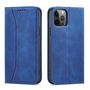 Magnet Fancy Case Case for iPhone 12 Pro Max Pouch Card Wallet Card Stand Blue, Hurtel 5907769341601 5907769341601