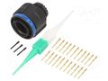 Connector: military; plug; male; PIN: 22; MIL-DTL-38999 Series III AMPHENOL AIR D38999/26ZC35PN