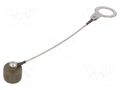 Protection cover; MIL-DTL-38999 Series III; size 9; olive AMPHENOL AIR D38999/33W09N
