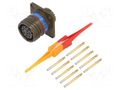 Connector: military; socket; female; PIN: 10; straight; crimped AMPHENOL AIR D38999/20WC98SN