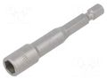 Screwdriver bit; 6-angles socket; HEX 7mm; Overall len: 66mm FELO FL03907010