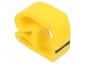 Markers; Marking: -; 8÷16mm; PVC; yellow; -30÷60°C; leaded; PA-3 PARTEX PA-30006AV40.-
