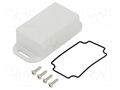 Enclosure: multipurpose; X: 35mm; Y: 60mm; Z: 22mm; with fixing lugs HAMMOND HM-1551WHFLGY