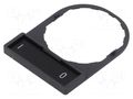 Description label; 22mm; Harmony XB4; black; plastic; Dim: 30x40mm SCHNEIDER ELECTRIC ZBY2178