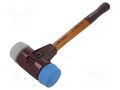 Hammer; assembly; 370mm; W: 135mm; 1.06kg; 50mm; round; elastomer HALDER HAL-3013.050