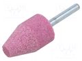 Grindingstone; Ø: 25mm; aluminium oxide; plunger; 6mm PG PROFESSIONAL PG-MC.011
