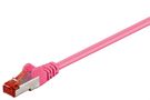 CAT 6 Patch Cable S/FTP (PiMF), magenta, 1.5 m - copper conductor (CU), halogen-free cable sheath (LSZH) 95581