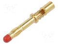 Connector: 4mm banana; plug; 32A; 1kV; gold-plated; soldered STÄUBLI LS425-SL