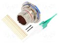 Connector: military; socket; male; PIN: 22; straight; crimped; 5A AMPHENOL AIR D38999/24FC35PN