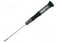 Screwdriver; precision; slot; 2.5x0.4mm; 605E; Blade length: 75mm UNIOR UNIOR-608299