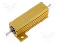 Resistor: wire-wound; with heatsink; screw; 100Ω; 50W; ±5% TE Connectivity AX50WR-100R