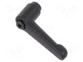 Lever; adjustable; Lever length: 45mm; Slider height: 24.5mm ELESA+GANTER GN300-45-M4-SW