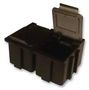 BOX, SMD, 16X12X15MM, B=BLACK, L=TRANSP SMD-BOX N1-6-6-10-1 LS