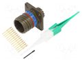 Connector: military; socket; male; PIN: 13; straight; crimped; 5A AMPHENOL AIR D38999/20WB35PN