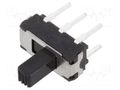 Switch: slide; Pos: 2; SPDT; 0.3A/30VDC; BBM (non-shorting),ON-ON E-SWITCH EG1271A