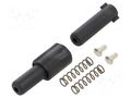 Fuse holder; 5x20mm,6.3x32mm; Imax: 6.3A; Leads: screw terminals ESKA 121710