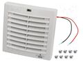 Fan: DC; axial; 120x120x81mm; 23m3/h; 51dBA; IP54; Cutout: 92x92mm STEGO 01870.1-30