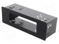 Mounting half frame for CB radio; President; with center hole 4CARMEDIA PCB.TYP.19