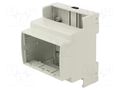 Enclosure: for DIN rail mounting; Y: 71mm; X: 89mm; Z: 65mm; ABS KRADEX ZD1004J-ABS-V0