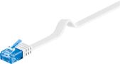 CAT 6A Flat Patch Cable U/UTP, white, 15 m - copper conductor (CU) 96380