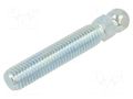 Pin; M14; steel; Ø: 15mm; Plating: zinc; Thread len: 66mm FATH FA-098DM14066M