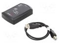 RFID reader; 5V; MIFARE; USB; Range: 100mm; 91.3x57.5x22mm; ABS INVEO RFID-USB-DESK-MIF