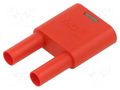 Connector: 4mm banana; banana 4mm socket x2,banana 4mm plug x2 STÄUBLI SKS2-4N-19-22