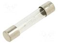 Fuse: fuse; 1.2A; 250VAC; time-lag; glass; 6.3x32mm; TSA; brass OPTIFUSE TSA-1.2A