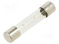 Fuse: fuse; 3A; 250VAC; time-lag; glass; 6.3x32mm; TSA; brass OPTIFUSE TSA-3A