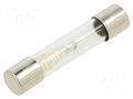 Fuse: fuse; 750mA; 250VAC; time-lag; glass; 6.3x32mm; TSA; brass OPTIFUSE TSA-750MA